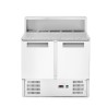 2 durų šaldytuvo stalas su antstatu ir granito stalviršiu, Arktic, 146L, 230V/145W, 700x900x(H)1070mm