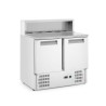 2 durų šaldytuvo stalas su antstatu ir granito stalviršiu, Arktic, 146L, 230V/145W, 700x900x(H)1070mm