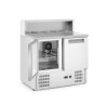2 durų šaldytuvo stalas su antstatu ir granito stalviršiu, Arktic, 146L, 230V/145W, 700x900x(H)1070mm