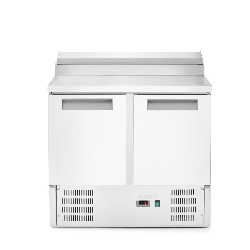 2 durų šaldytuvo stalas su antstatu, Arktic, 146L, 230V/143W, 700x900x(H)990mm