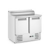 2 durų šaldytuvo stalas su antstatu, Arktic, 146L, 230V/143W, 700x900x(H)990mm