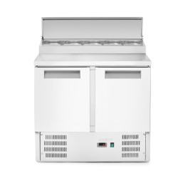 2 durų šaldytuvo stalas su antstatu, Arktic, 146L, 230V/143W, 700x900x(H)990mm
