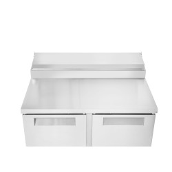 2 durų šaldytuvo stalas su antstatu, Arktic, 146L, 230V/143W, 700x900x(H)990mm