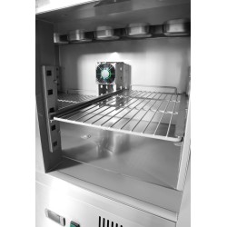 2 durų šaldytuvo stalas su antstatu, Arktic, 146L, 230V/143W, 700x900x(H)990mm
