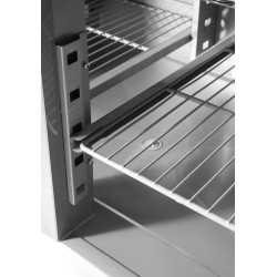 2 durų šaldytuvo stalas su antstatu, Arktic, 146L, 230V/143W, 700x900x(H)990mm