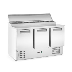 3 Durų šaldytuvo stalas su antstatu , Arktic, 219L, 230V/152W, 700x1365x(H)990mm