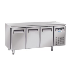 3 durų šaldytuvas su stalviršiu ir šoniniu šaldymo bloku, Arktic, GN 1/1, 230V/350W, 1800x700x(H)850mm