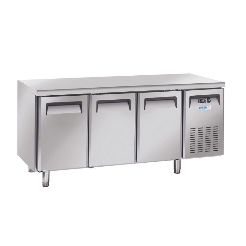 3 durų šaldytuvas su stalviršiu ir šoniniu šaldymo bloku, Arktic, GN 1/1, 230V/350W, 1800x700x(H)850mm