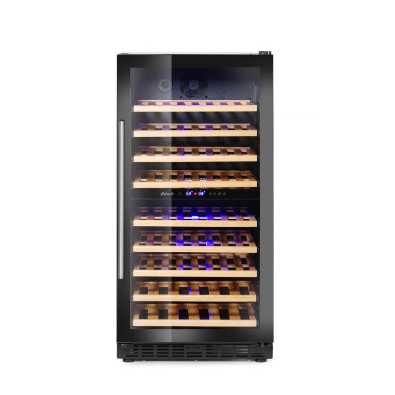 Dviejų zonų vyno šaldytuvai, 72 buteliai, Arktic, 232L, 230V/110W, 595x675x(H)1215mm