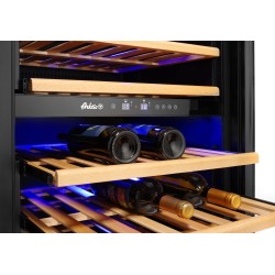 Dviejų zonų vyno šaldytuvai, 72 buteliai, Arktic, 232L, 230V/110W, 595x675x(H)1215mm