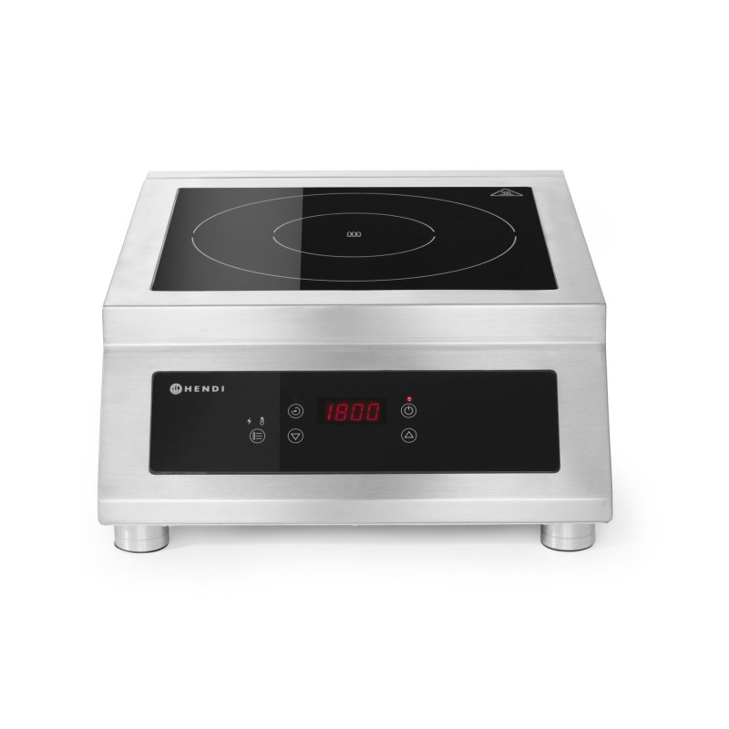Indukcinė kaitlentė 5000 D, HENDI, Profi Line, 400V/5000W, 398x525x(H)175mm