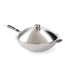 Indukcinė keptuvė Wok, HENDI, Profi Line, ⌀360x(H)180mm