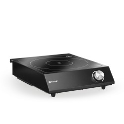 Rinkinys: Indukcinė viryklė 3500 W + prikaistuvis + keptuvė, HENDI, Juodas, 230V/3500W, 320x395x(H)95mm