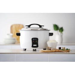 Ryžių ir kruopų virimo puodas 4,2 l, HENDI, Kitchen Line, 4,2L, 230V/1550W, 420x380x(H)240mm