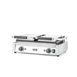 Dvigubas kontaktinis grilis, HENDI, 1/2 lygus, 1/2 rifliuotas, 230V/3600W, 570x375x(H)216mm