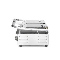 Dvigubas kontaktinis grilis, HENDI, 1/2 lygus, 1/2 rifliuotas, 230V/3600W, 570x375x(H)216mm