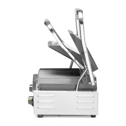 Dvigubas kontaktinis grilis, HENDI, 1/2 lygus, 1/2 rifliuotas, 230V/3600W, 570x375x(H)216mm