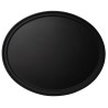 Serviravimo padėklas Camtread, ovalus, neslidus, Cambro, Juodas, 685x560x(H)32mm