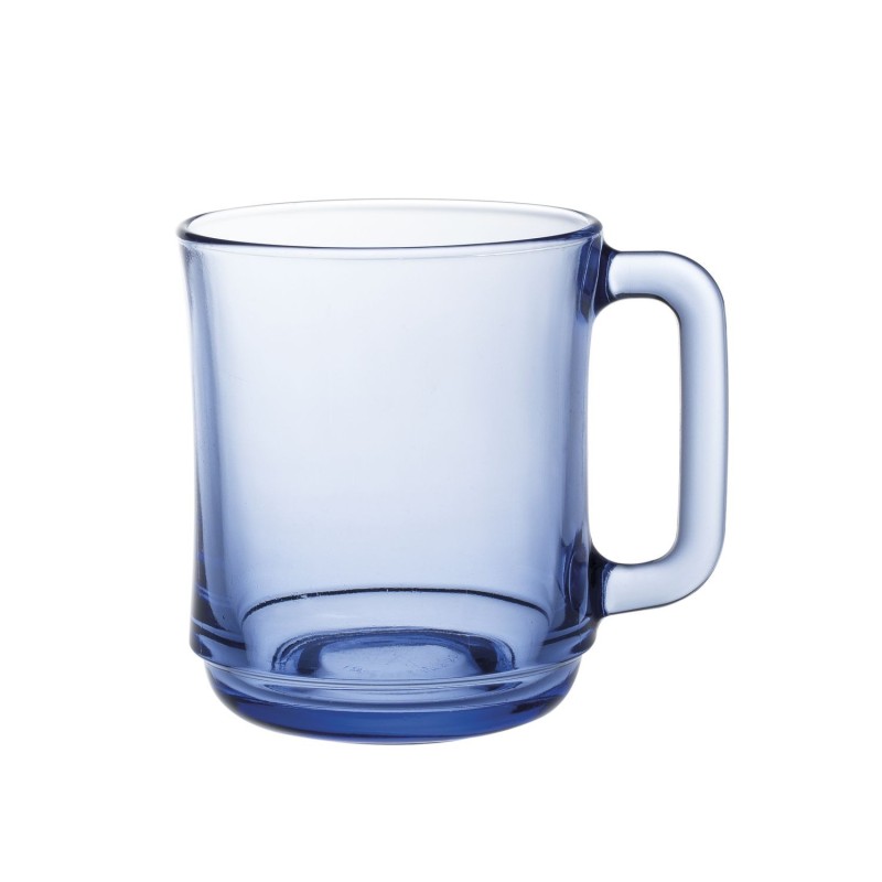 Stiklinė su rankena LYS MARINE, Duralex, 0,31L, Mėlynas, 6 vnt., ⌀80x(H)100mm