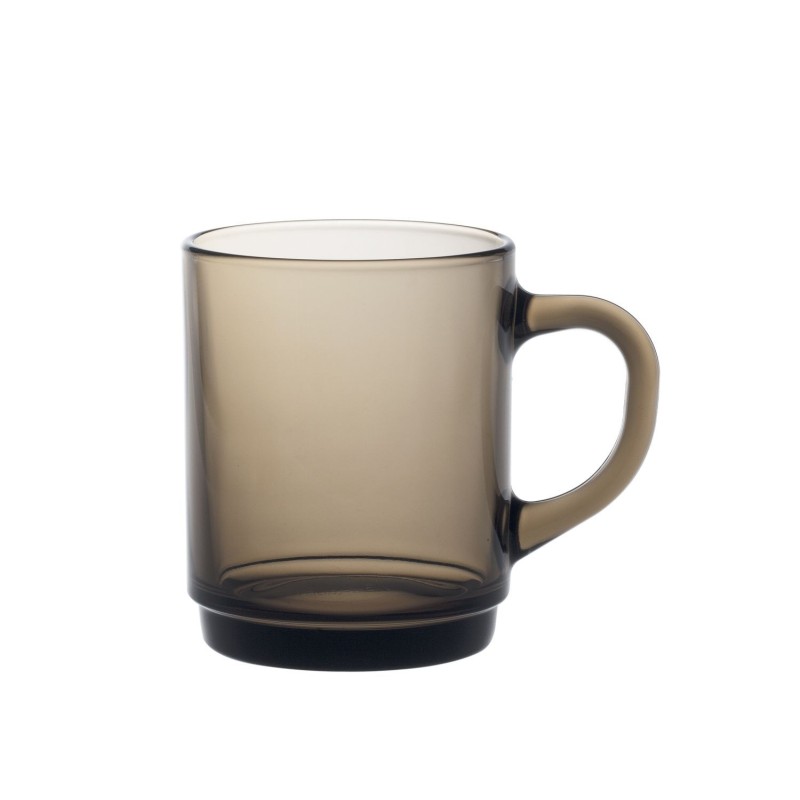 Stiklinė su rankena VERSAILLES SEPIA, Duralex, 0,26L, Rudas, 6 vnt., ⌀72x(H)89mm