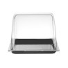 Vieno aukšto Roll-top vitrinėlė, HENDI, GN 1/2, Juodas, 325x265mm