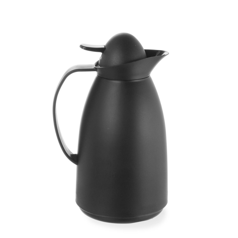 Termosas su stikline kolba, HENDI, 1L, Juodas, ⌀140x(H)268mm