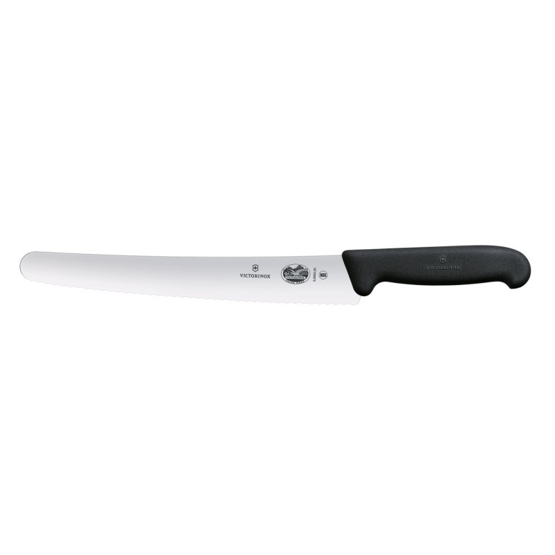Konditerinis peilis, dantytas, Victorinox, Juodas, (L)382mm
