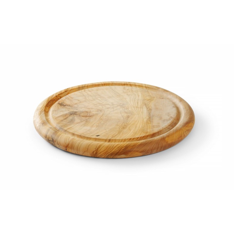 Alyvmedžio medienos serviravimo padėklas, HENDI, ⌀260x(H)25mm