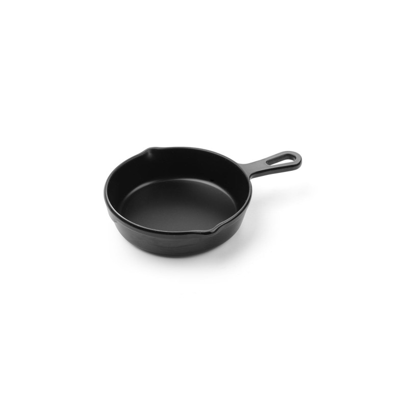 Miniatiūrinis apvalus prikaistuvis Little Chef, HENDI, Juodas, 162x121x(H)30mm