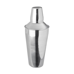 Plaktuvė kobleris, 3 dalių, BarUp, 0,75L, Sidabro, ⌀90x(H)255mm