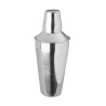 Plaktuvė kobleris, 3 dalių, BarUp, 0,75L, Sidabro, ⌀90x(H)255mm