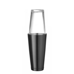 Bostono kokteilių plaktuvė (šeikeris), BarUp, 0,8L, Juodas, ⌀x(H)mm