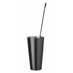 Bostono kokteilių plaktuvė (šeikeris), BarUp, 0,8L, Juodas, ⌀x(H)mm