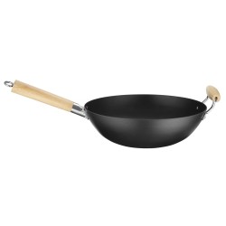 Wok keptuvė su medine rankena, HENDI, ⌀324x565mm