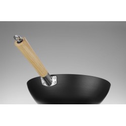 Wok keptuvė su medine rankena, HENDI, ⌀324x565mm