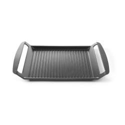 Padėklas Titanium Profesionalus indukcinėms viryklėms, su grioveliais, HENDI, 390x260x(H)35mm