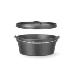 Ketaus puodas, HENDI, 7,2L, Juodas, ⌀310x(H)130mm, Rotondo
