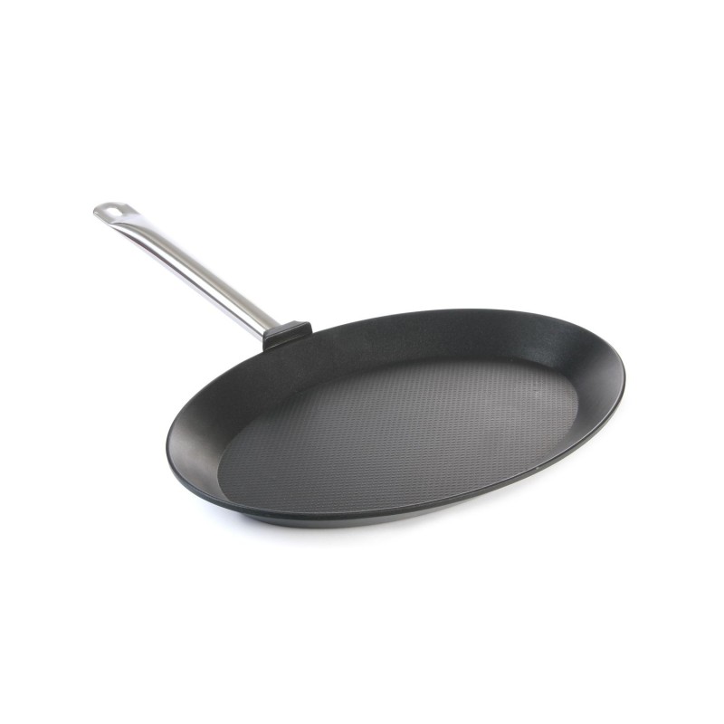 Ovali žuviai kepti skirta keptuvė Titanium Professional, HENDI, 400x275x(H)35mm