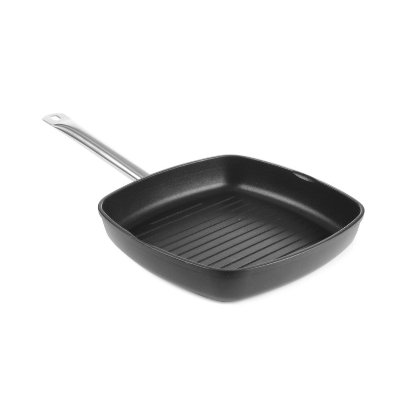 Keptuvė grilis – rifliuotu dugnu Titanium Professional, HENDI, 550x290x(H)55mm