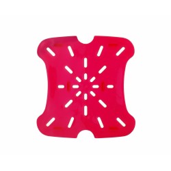 CamSquares Fresh Pro talpyklos nuvarvėjimo padėklas, Cambro, 5,7 l ir 7,6 l talpykloms, Raudona, 187x181x(H)16mm