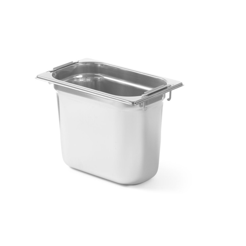 Talpykla GN 1/4 su slepiamomis rankenomis, HENDI, Profi Line, GN 1/4, 5,5L, (H)200mm
