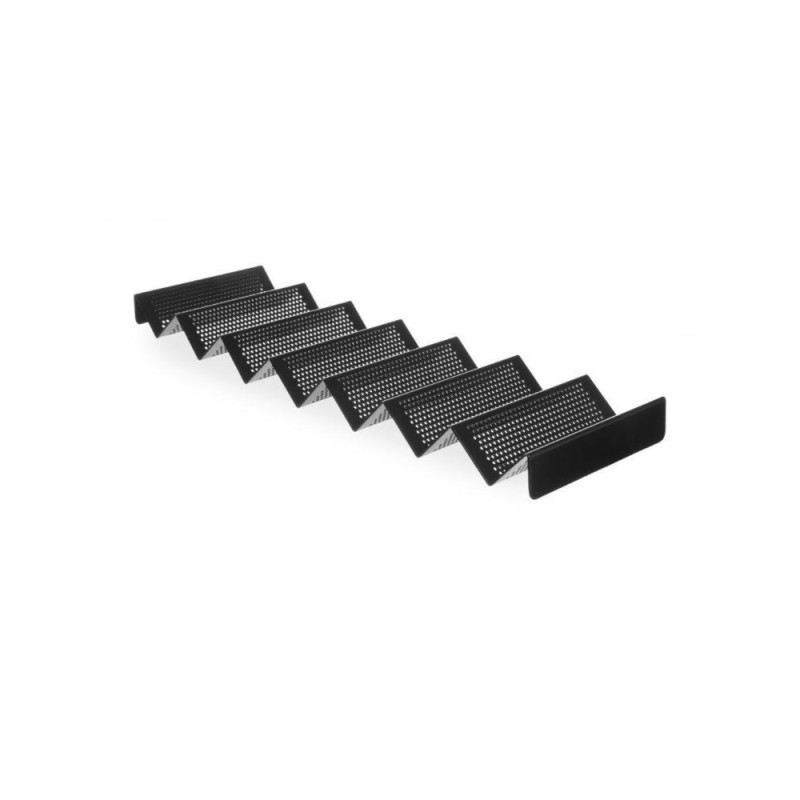 Duonos kepinių laikiklis - perforuotas, HENDI, Juodas, 580x170x(H)40mm