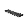 Duonos kepinių laikiklis - perforuotas, HENDI, Juodas, 580x170x(H)40mm