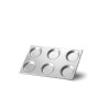 Aliuminio skarda GN 1/1 su formomis, HENDI, 530x325x(H)mm