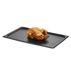 Orkaitės padėklas su nepridegančia danga CONVECTOMAT ROAST, HENDI, GN 1/1, Juodas, 530x325x(H)17mm