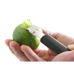 Peilis citrusinių vaisių žievelei pjaustyti, HENDI, Juodas, (L)155mm