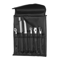 Dekoratyvinio pjaustymo peilių rinkinys – 6 vnt., HENDI, Juodas, 280x100x(H)50mm