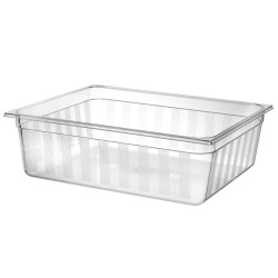 Polikarbonato talpykla GN 2/1, HENDI, GN 2/1, 58L, Permatomas, 650x530x(H)200mm