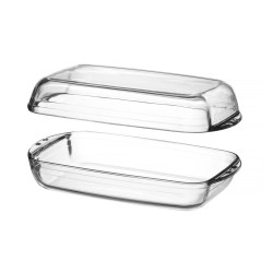 Karščiui atsparus indas, dvigubas, OVENCHEF, Duralex, Permatomas, 355x220x(H)110mm