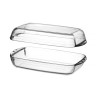 Karščiui atsparus indas, dvigubas, OVENCHEF, Duralex, Permatomas, 355x220x(H)110mm
